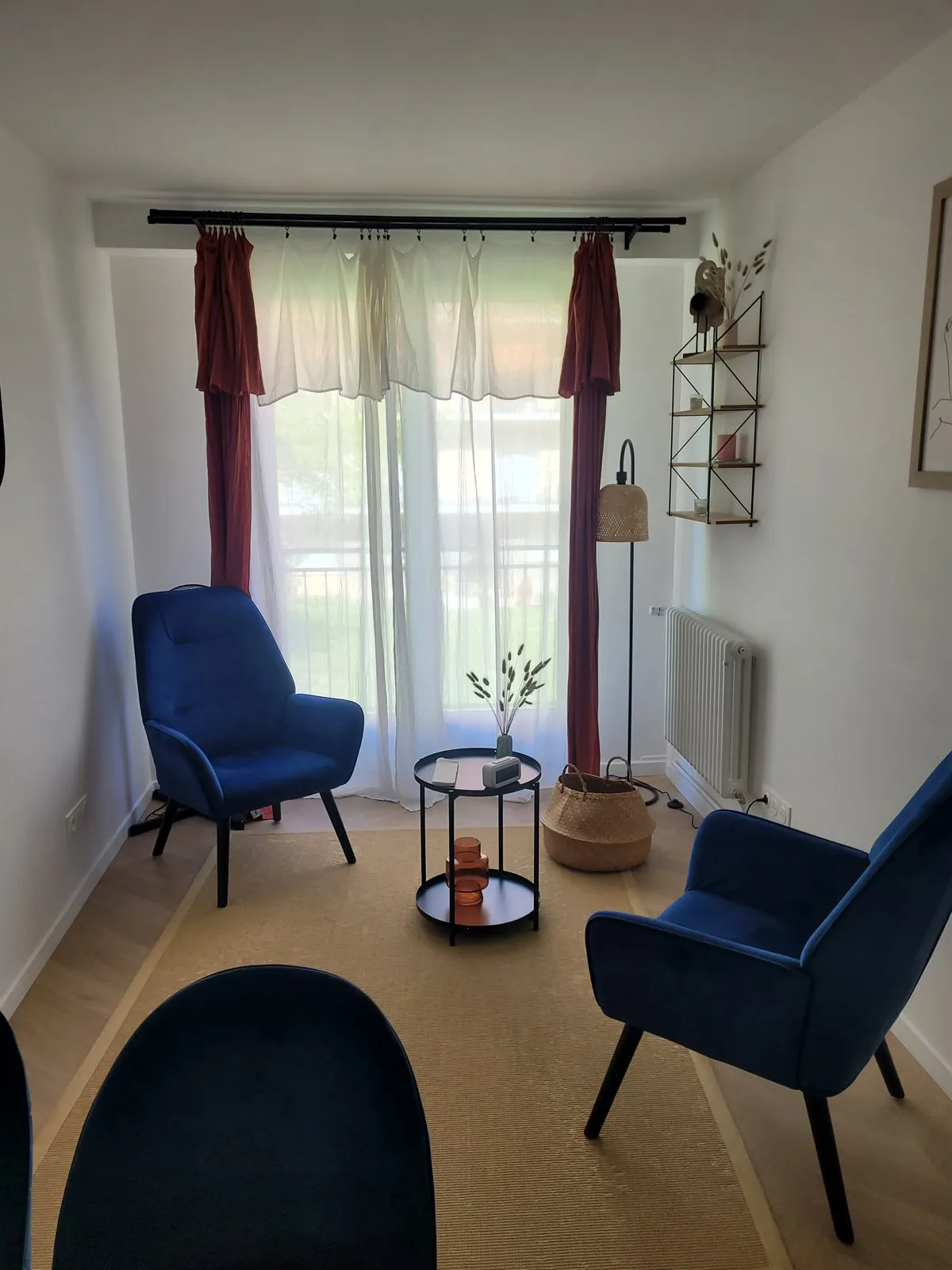 Salle de consultation du cabinet de psychologie